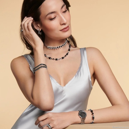 Колье Coeur de Lion, Black-Crystal, 4018/10-1318. Германия