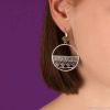 Серьги TARATATA, Ciboulette, со стразами и стеклянными бусинами, TT-E24-08767-10M серебристый Серьги TARATATA, Ciboulette, со стразами и стеклянными бусинами, TT-E24-08767-10M серебристый