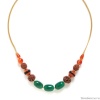 Колье Nature Bijoux, Euphoria, авантюрин,рудракша,сердолик,семя пальмы, NB24.1-15-42994 коричневый Колье Nature Bijoux, Euphoria, авантюрин,рудракша,сердолик,семя пальмы, NB24.1-15-42994 коричневый