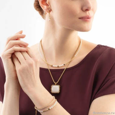 Колье Coeur de Lion, White-Gold, 4312/10-1416 Колье Coeur de Lion, White-Gold, 4312/10-1416