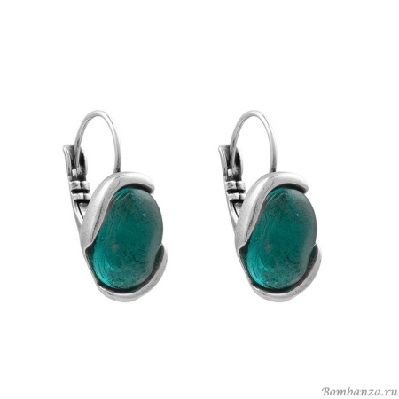 Серьги Ciclon, Gadea, с муранским стеклом, CN-232614 бирюзовый