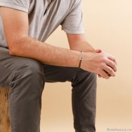 Браслет Nature Bijoux, Spiral, с тигровым глазом, NB24.1-13-43031 коричневый