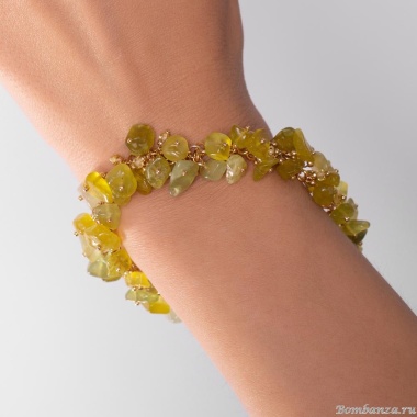 Браслет Lanzerotti, Alhambra, с жадом и шпинелью, LZ-25.04-100 зеленый Браслет Lanzerotti, Alhambra, с жадом и шпинелью, LZ-25.04-100 зеленый