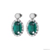 Серьги Qudo, TIVOLA UNICA big (S/P) Emerald 2,65cm, 332048 Серьги Qudo, TIVOLA UNICA big (S/P) Emerald 2,65cm, 332048