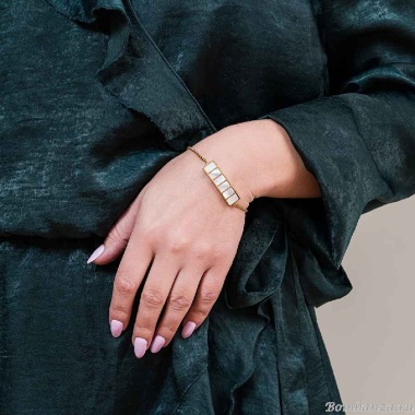 Браслет Fiore Luna, Пирамида SHELL WHITE