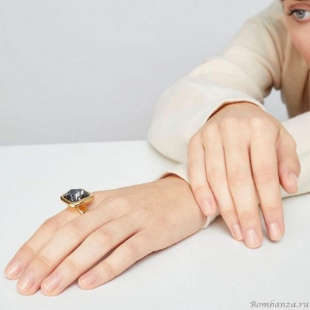 Кольцо VIDDA, Caramel, с кристаллом Swarovski, VD25.2-00880 серый, 19