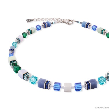 Колье Coeur de Lion, Blue-Green, 3039/10-0705 Колье Coeur de Lion, Blue-Green, 3039/10-0705