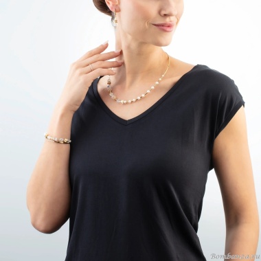 Колье Coeur de Lion, White-Gold, 1122/10-1416 Колье Coeur de Lion, White-Gold, 1122/10-1416