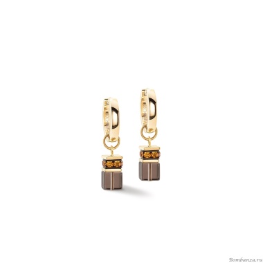 Серьги Coeur de Lion, Brown-Gold, 4524/21-1116 Серьги Coeur de Lion, Brown-Gold, 4524/21-1116