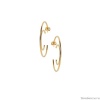 Серьги Katerina Vassou, Tiana, полукольца, KV23-307680 золотистый