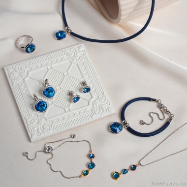 Колье Fiore Luna, Royal Blue Delite