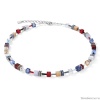 Колье Coeur de Lion, Blue-Red 4905/10-0703 Колье Coeur de Lion, Blue-Red 4905/10-0703