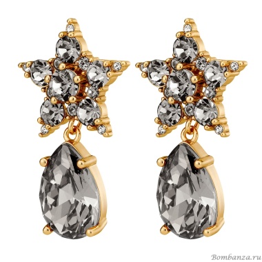 Серьги Dyrberg Kern, HYDRA SG GREY, 450029 Серьги Dyrberg Kern, HYDRA SG GREY, 450029