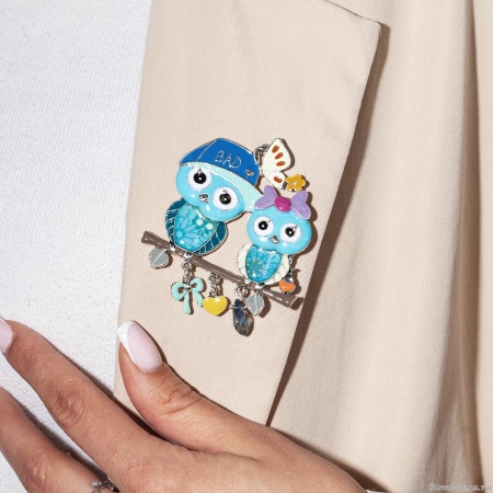 Брошь Shadore, Совы