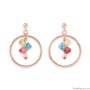 Серьги Coeur de Lion,  Multicolour Pastel 5002/21-1522. Германия