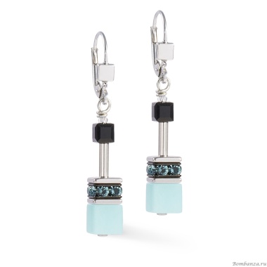 Серьги Coeur de Lion, Soft Aqua, 2838/20-2027 Серьги Coeur de Lion, Soft Aqua, 2838/20-2027