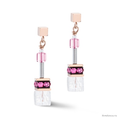 Серьги Coeur de Lion, Pink, 3018/21-0400 Серьги Coeur de Lion, Pink, 3018/21-0400