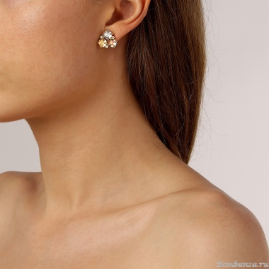 Серьги Dyrberg Kern, VIENA SG PEACH, 420100 Серьги Dyrberg Kern, VIENA SG PEACH, 420100