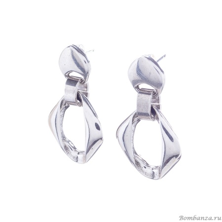 Серьги Ciclon, Valerie, металл, CN-222610 серебристый