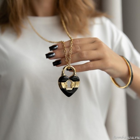 Колье Francesca Bianchi, с эмалью, FB25.2-61S черный