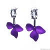 Серьги Nuance, Nuance, с кристаллом и лепестками, NFN-23.03-047 фиолетовый