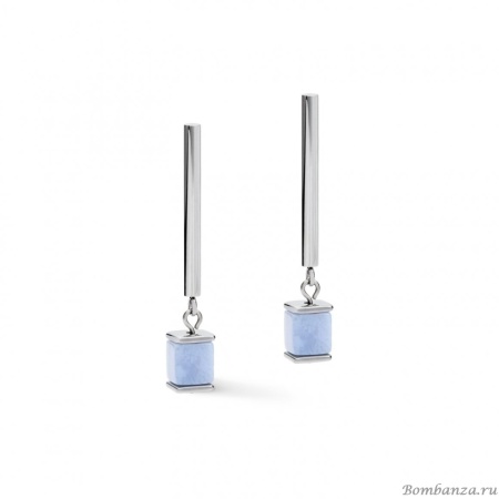 Серьги Coeur de Lion, Blue-Beige 5059/21-0710