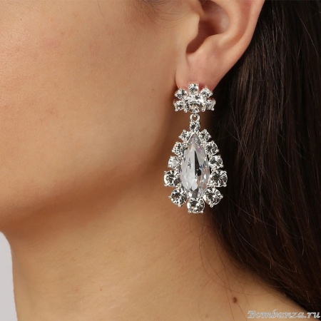 Серьги Dyrberg Kern, LUCIA SS WHITE, 390072