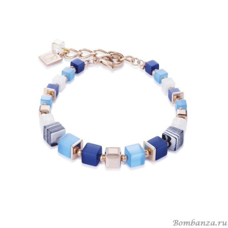Браслет Coeur de Lion, Blue-Turquoise 4963/30-0706