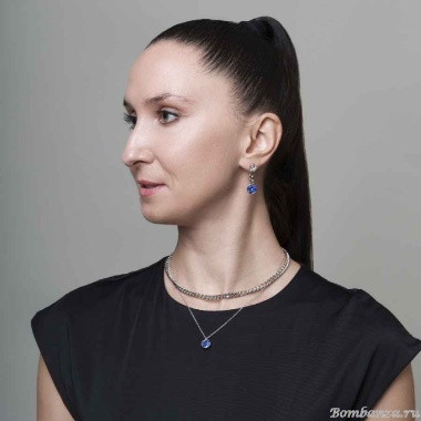 Колье Fiore Luna, Royal Blue Delite, B2402SW-N01.23 BL/S