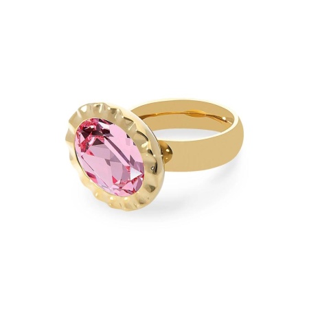 Кольцо Qudo, TIVOLA UNICA big (G/P) Light rose 58, 686649