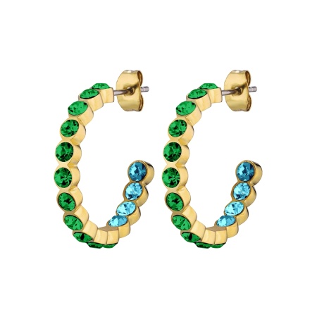 Серьги Dyrberg Kern, HOLLY SG GREEN, 390107