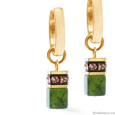 Серьги Coeur de Lion, Green-Gold, 4524/21-0516 Серьги Coeur de Lion, Green-Gold, 4524/21-0516