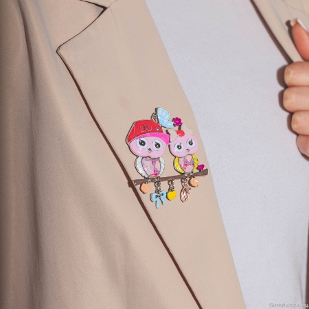 Брошь Shadore, Совы