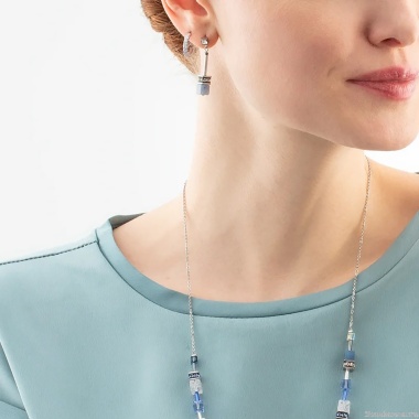Серьги Coeur de Lion, Blue-Silver, 3035/21-0717 Серьги Coeur de Lion, Blue-Silver, 3035/21-0717