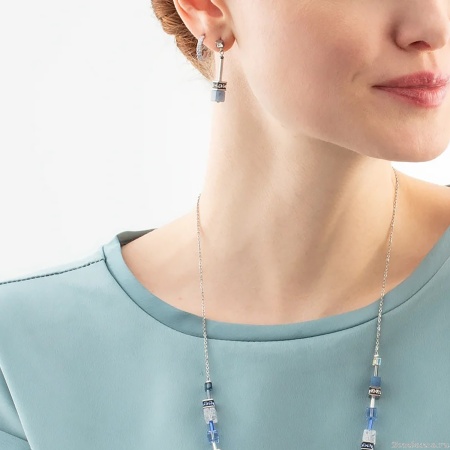 Серьги Coeur de Lion, Blue-Silver, 3035/21-0717 Серьги Coeur de Lion, Blue-Silver, 3035/21-0717. Германия