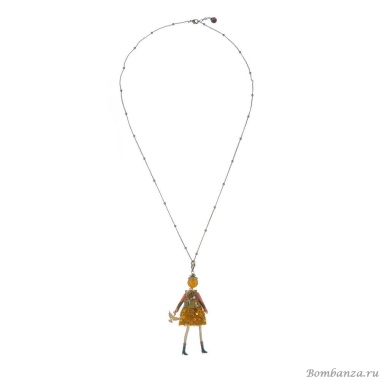 Подвеска Miamelie, кукла Силвианн, MiA-2408-CL7419 золотистый Подвеска Miamelie, кукла Силвианн, MiA-2408-CL7419 золотистый