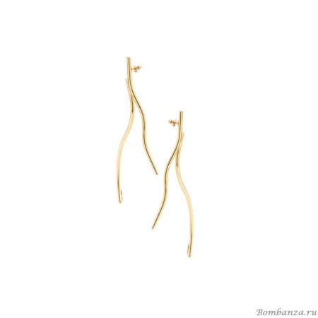 Серьги Katerina Vassou, Willow, с изогнутыми стержнями, KV23.2-306567 золотистый Серьги Katerina Vassou, Willow, с изогнутыми стержнями, KV23.2-306567 золотистый