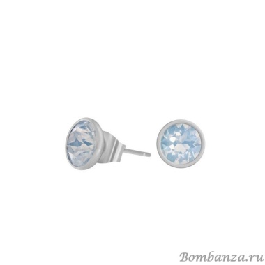 Пусеты Fiore Luna, White Opal