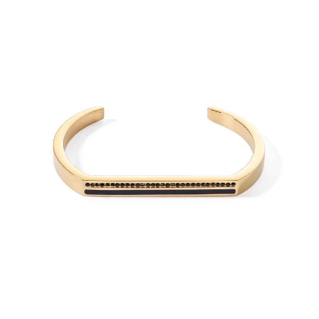 Браслет Coeur de Lion, Black-Gold 18