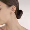 Серьги Coeur de Lion,  Amethyst-Silber 0139/21-0843 Серьги Coeur de Lion,  Amethyst-Silber 0139/21-0843. Германия