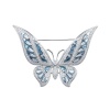 Брошь Бабочка Zircon, XR01278 S