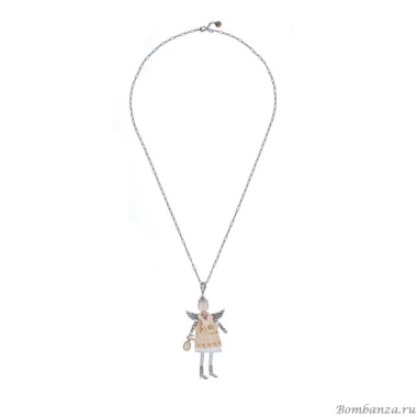 Подвеска Miamelie, кукла Белинда с крыльями, MiA-2408-CL7422 серебристый Подвеска Miamelie, кукла Белинда с крыльями, MiA-2408-CL7422 серебристый