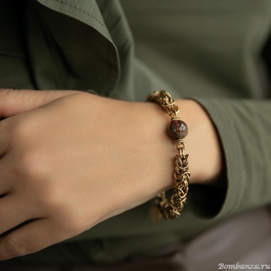 Браслет Lanzerotti, Elisir, с турмалином, LZ-25.10-316 золотистый