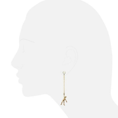 Серьги Alcozer & J, Classic, человек на шаре, OP5311C