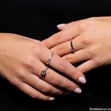 Кольцо Coeur de Lion, Crystal-Gold, 0146/40-1816 58