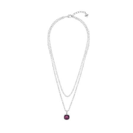 Колье VIDDA, Magna, двойное, с кристаллом Swarovski, VD25.2-02282 лиловый