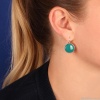 Серьги TARATATA, Bidule, с цветной смолой, TT-W23-05736-107 зеленый Серьги TARATATA, Bidule, с цветной смолой, TT-W23-05736-107 зеленый
