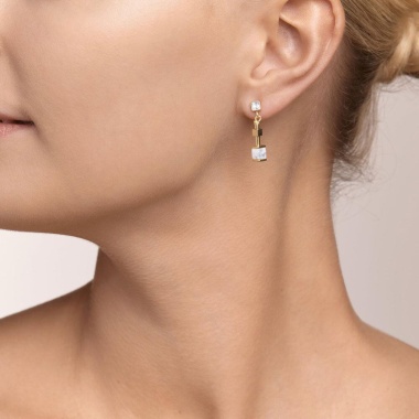 Серьги Coeur de Lion, White 5055/21-1400 Серьги Coeur de Lion, White 5055/21-1400