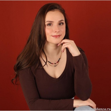 Колье TARATATA, La via en rose, со смолой,краской,бусинами и агатом, TT-H24-06108-205 розовый Колье TARATATA, La via en rose, со смолой,краской,бусинами и агатом, TT-H24-06108-205 розовый