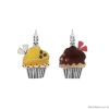Серьги TARATATA, Chapardeuse, асимметричные,с цветной смолой, бусинами, TT-H24-07789-10M серебристый Серьги TARATATA, Chapardeuse, асимметричные,с цветной смолой, бусинами, TT-H24-07789-10M серебристый